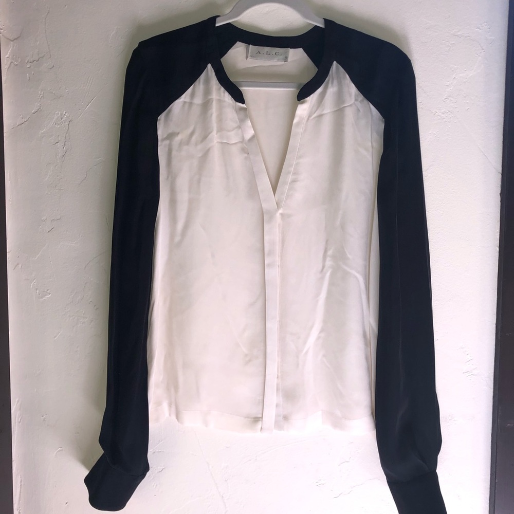 A.L.C 100% Silk Blouse.